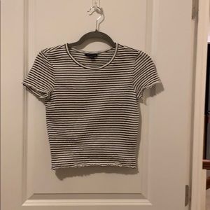 striped short sleeve shirt